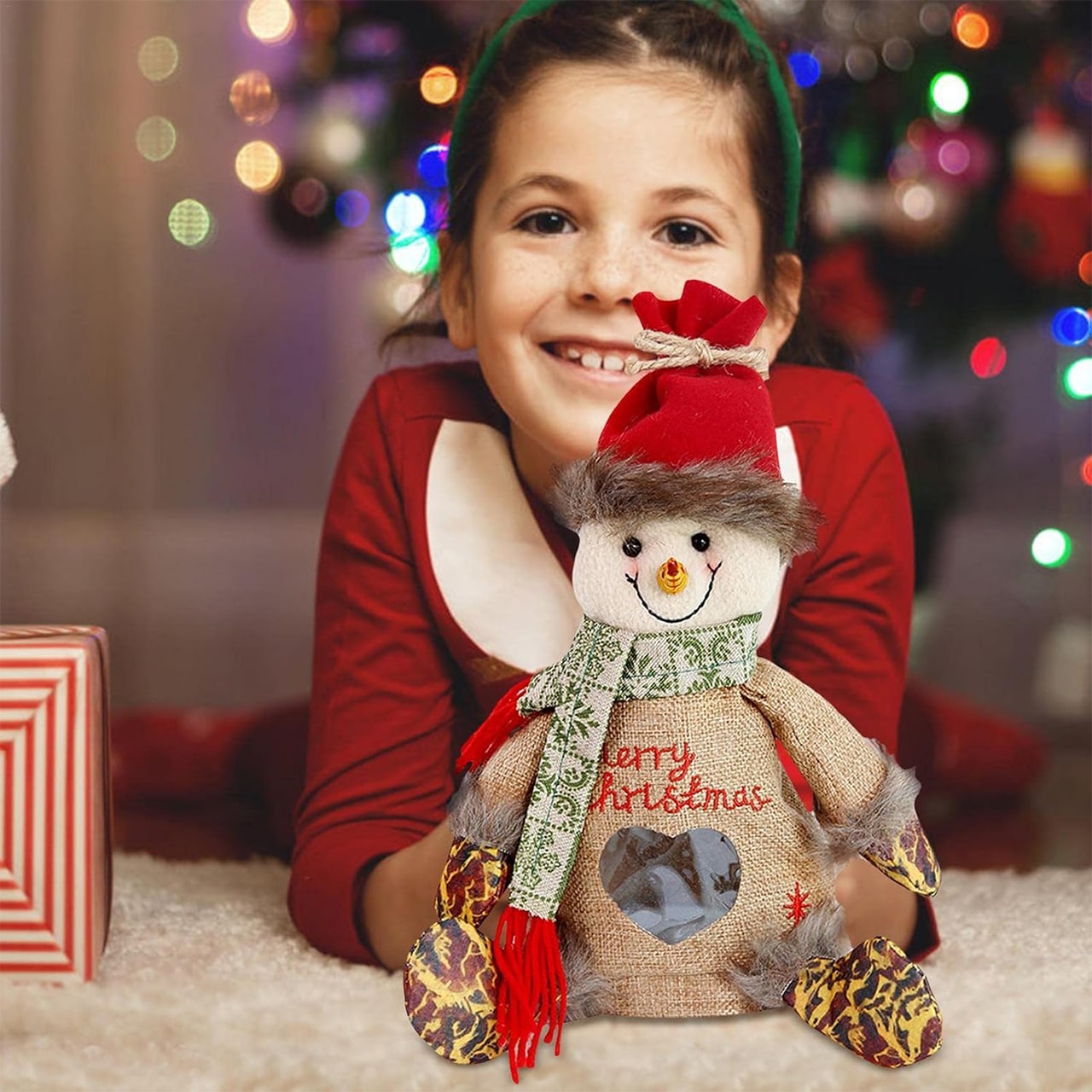 SnowMan, jedinstvena torba za poklone u obliku snjegovića - Image 3