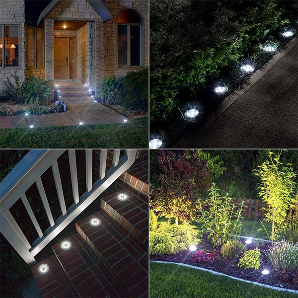 SolarGardenLights, 4 solarna LED svjetla za vrt ili stazu - Image 7