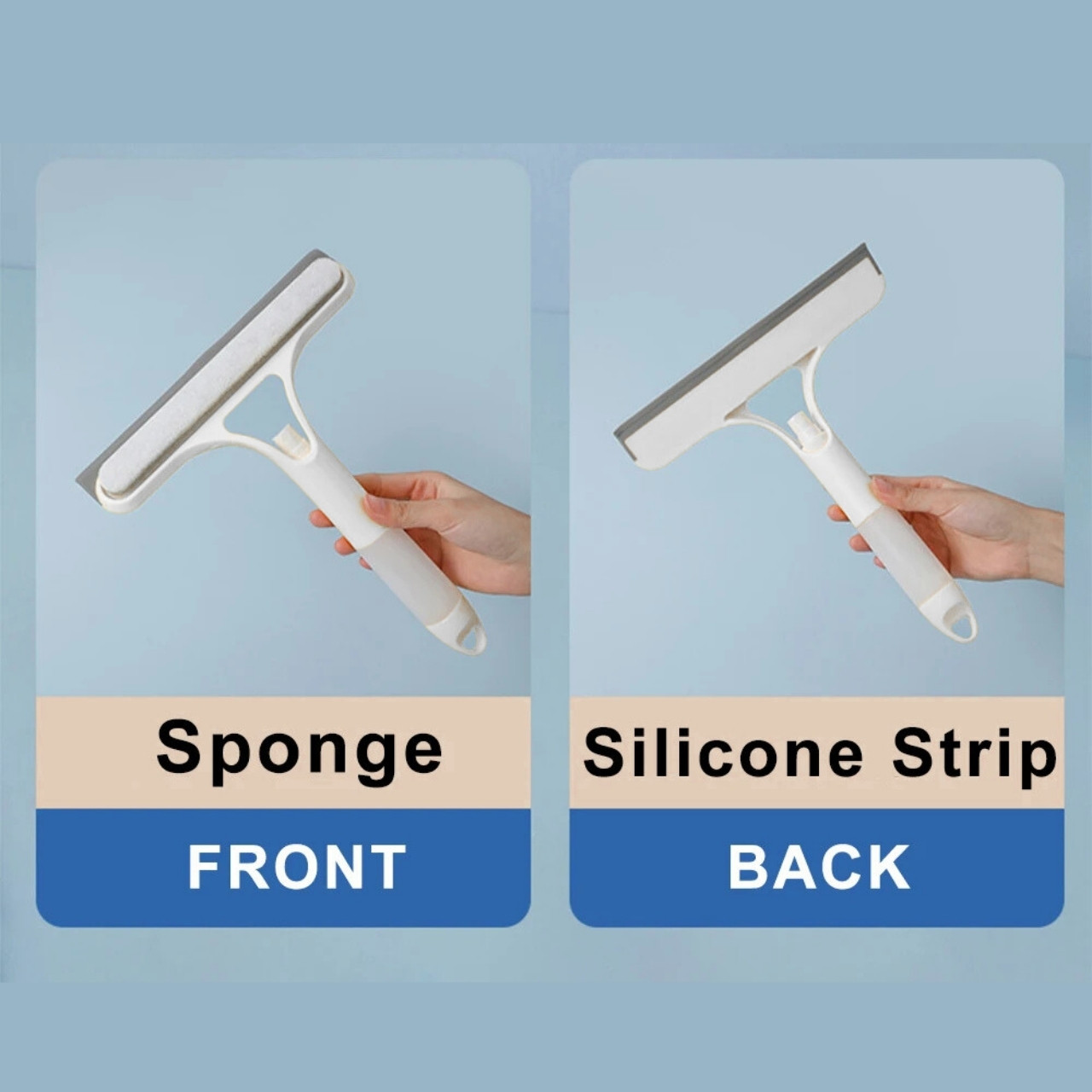 Squeegee, 3u1 čistač za prskanje, spužvu i brisač - Image 5