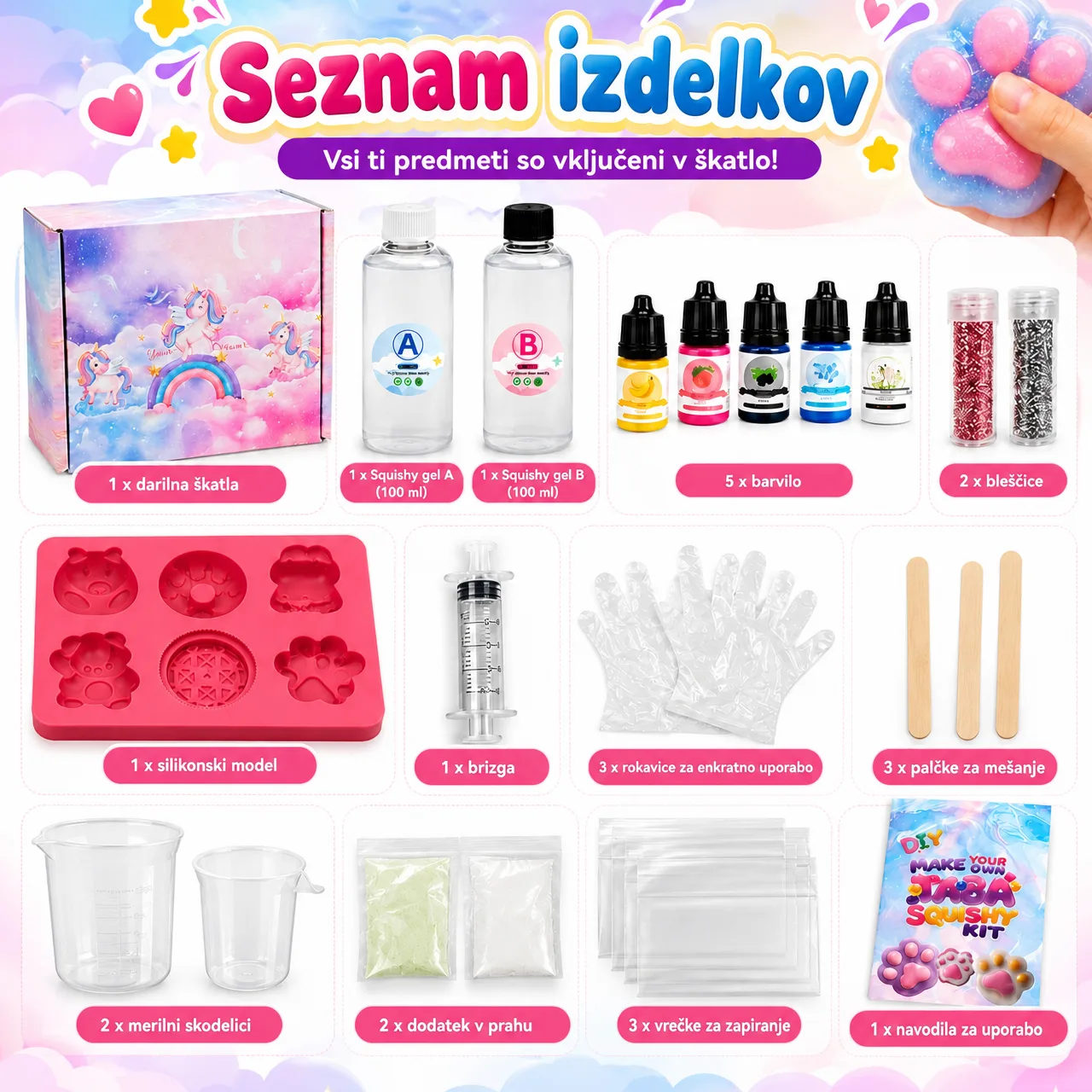 Komplet za izradu DIY figurica, SquishyMaker - Image 7