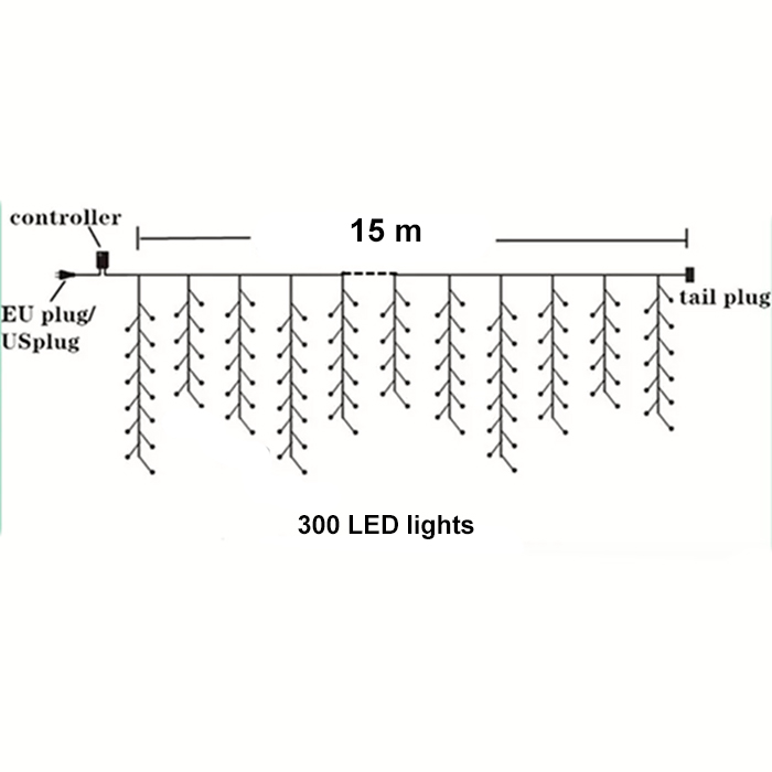 Stringy, LED svjetlosni lanac (15 m) - Image 2