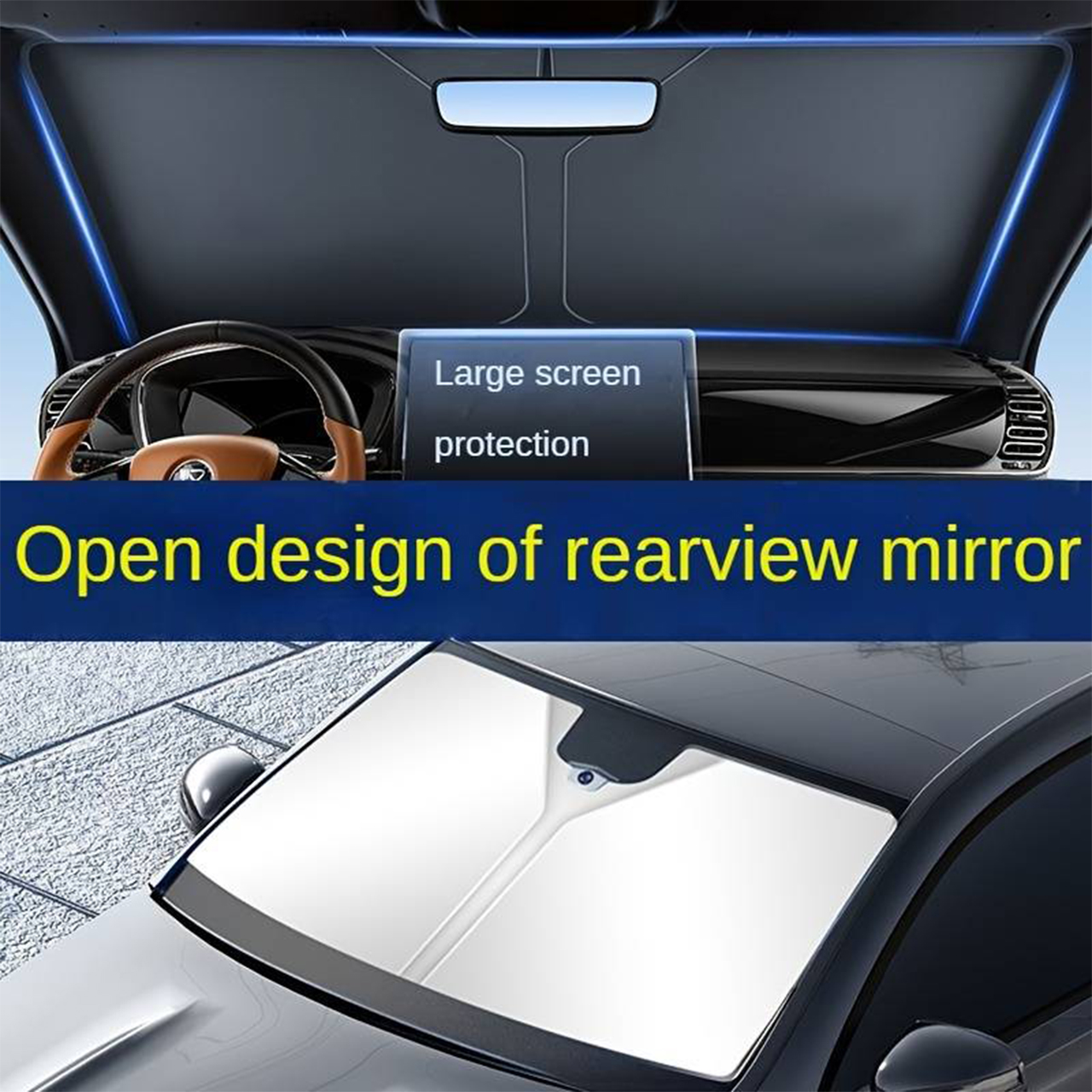 SunVisor, uvlačiva sjenila za vjetrobransko staklo automobila - Image 9