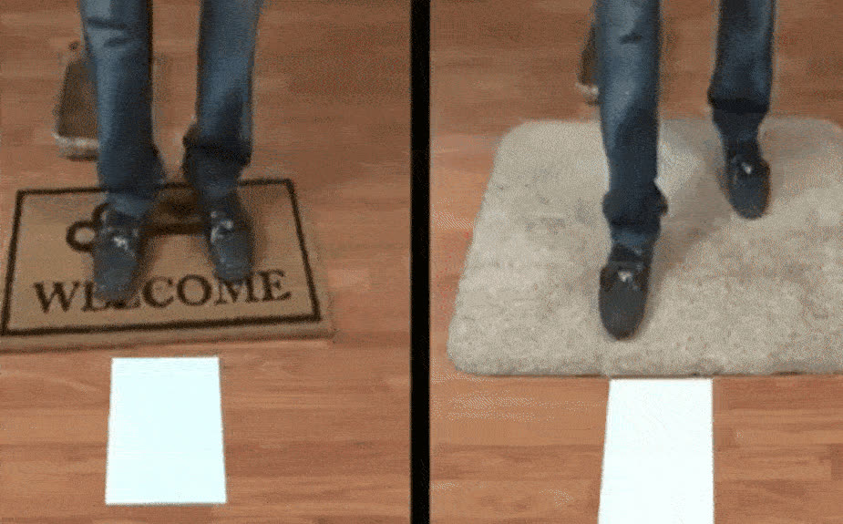 SuperStep, tepih koji samo jednim korakom očisti potplate i šapice - video