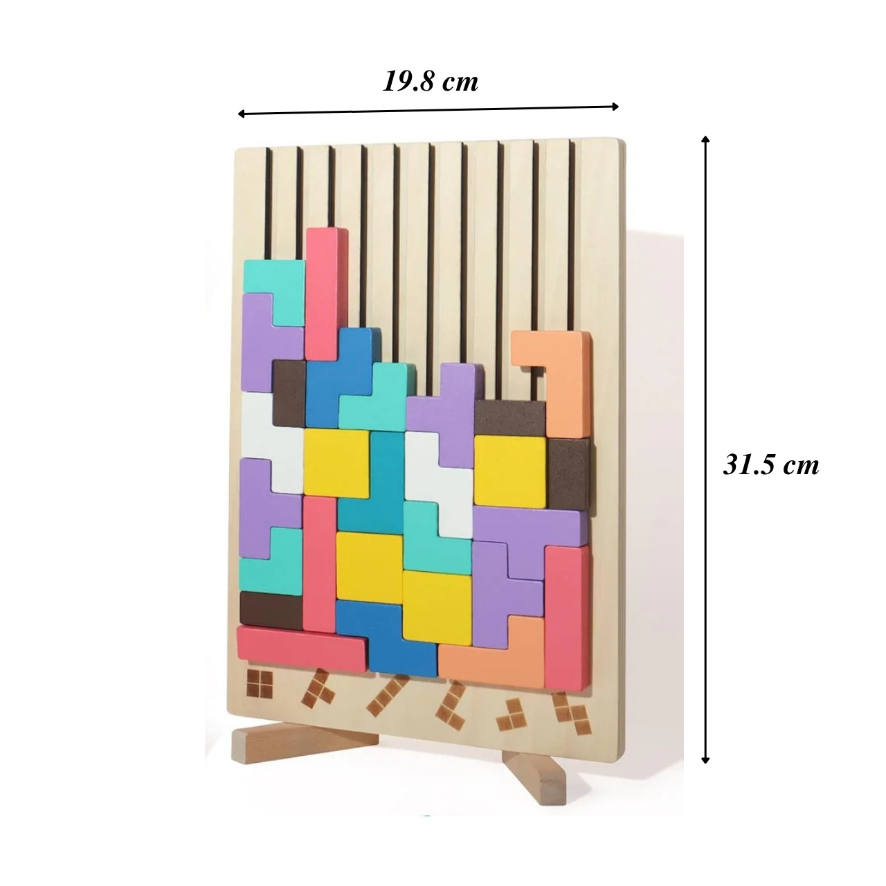 Tetris, drvena didaktička igračka - Image 9