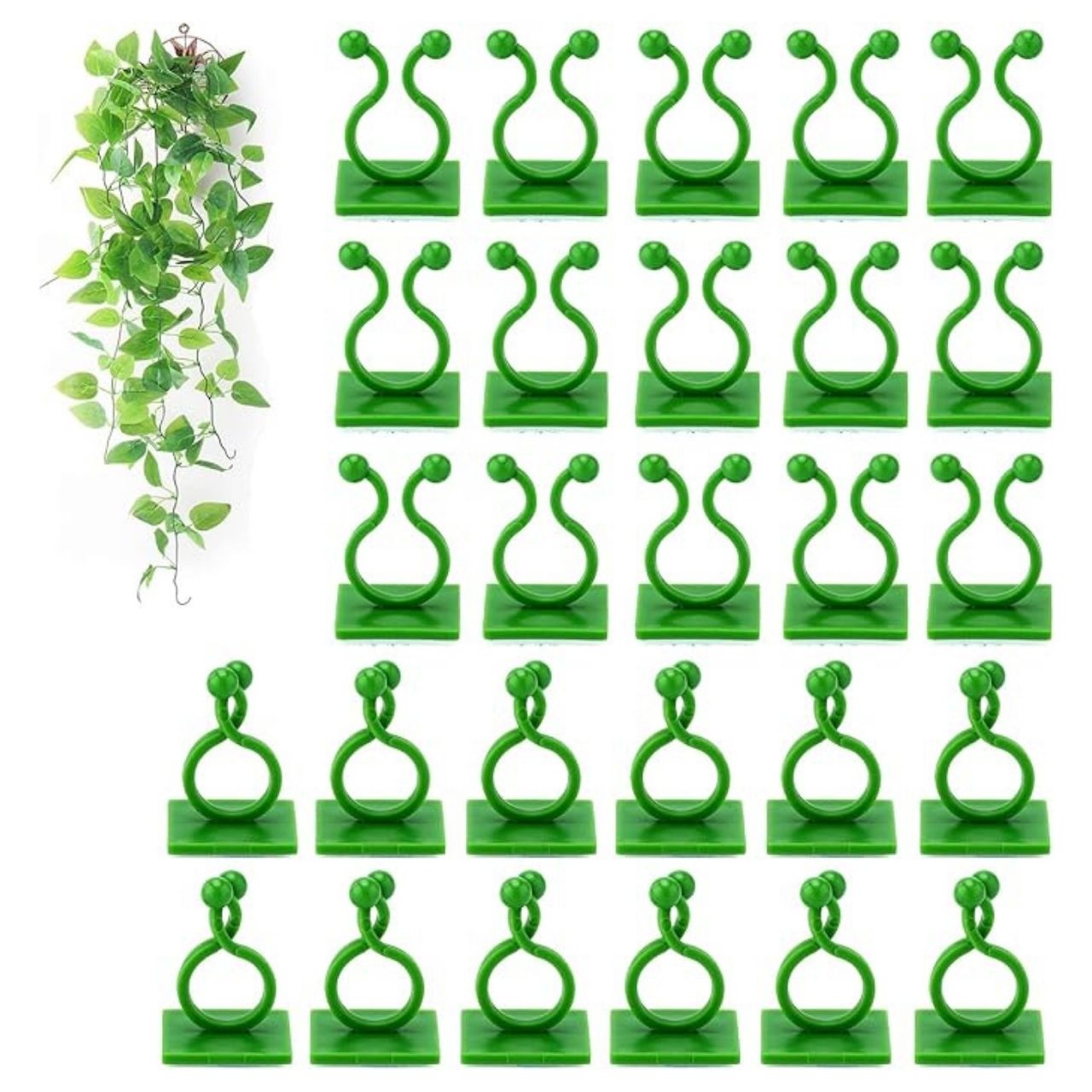 Vines, samoljepljivi držači biljaka i penjačice (100 komada) - Image 4
