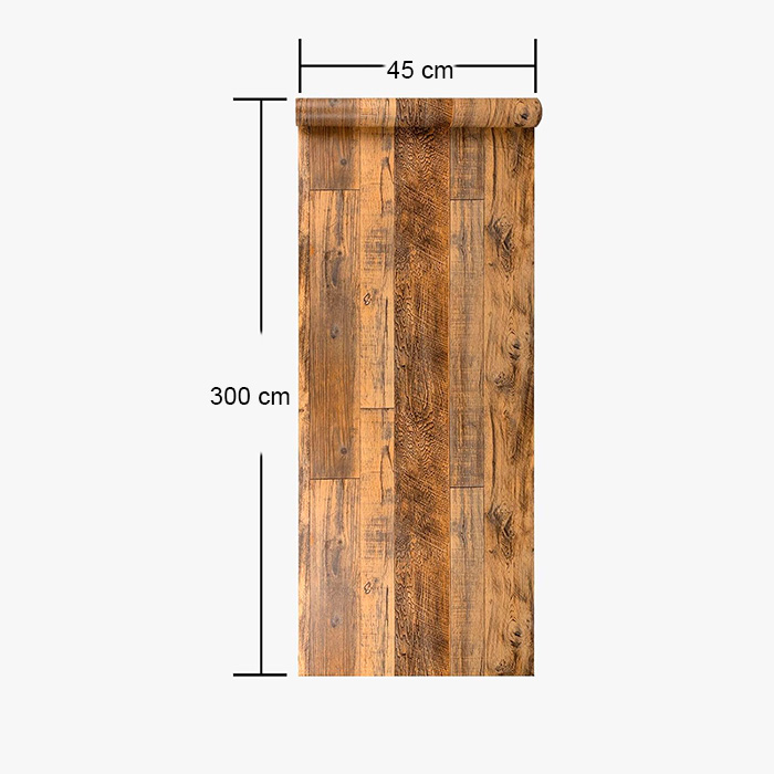VintageWall, samoljepljiva naljepnica s izgledom prirodnog drva (300 x 45 cm) - Image 2