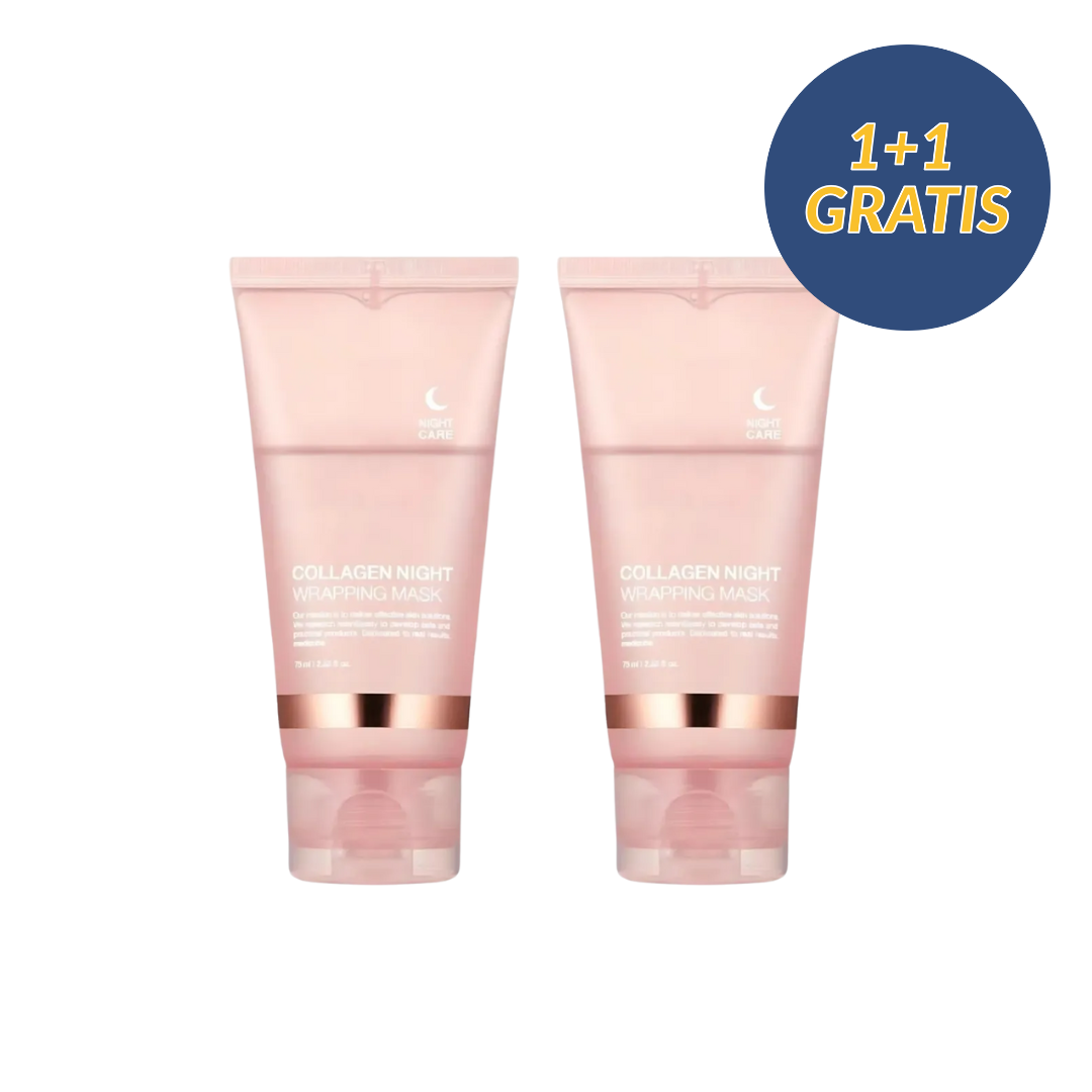 CollagenMask, kolagenska noćna maska za lice s efektom peel-off (1+1 GRATIS ) - Image 1