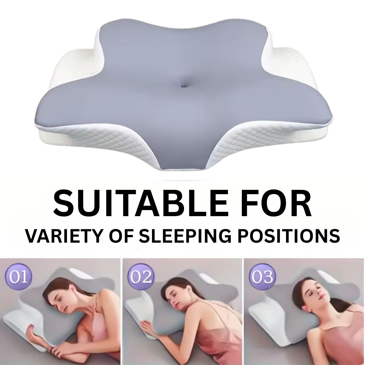 Ergonomski jastuk s memorijskom pjenom, CervicalPillow - Image 5