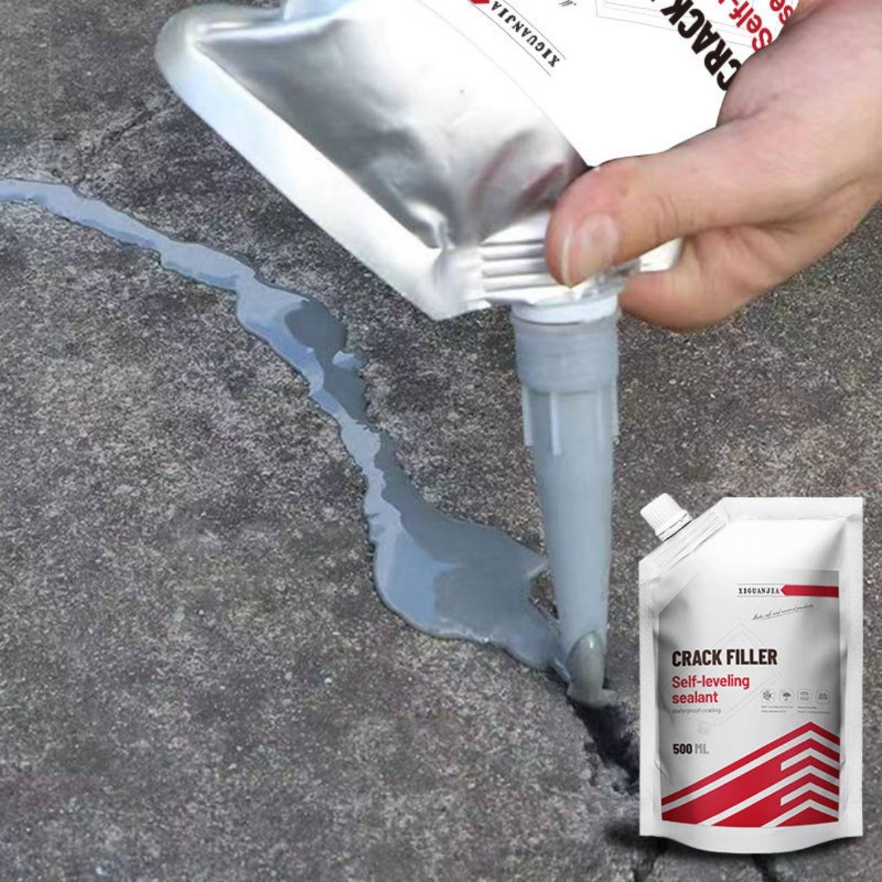 CrackFiller, elastični brtvilo za popravak pukotina (500 ml) - Image 3