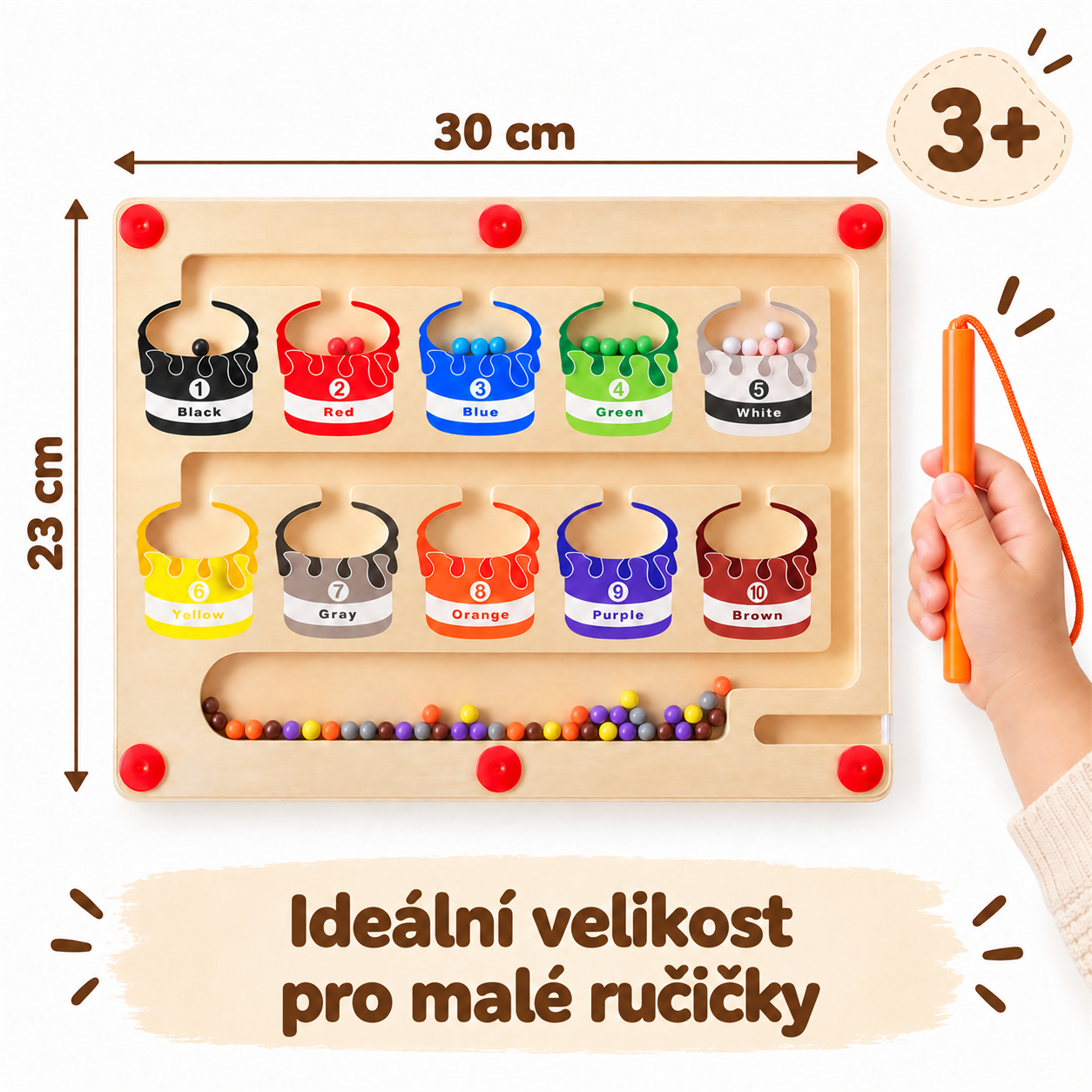 SortBoard, didaktička igračka za organiziranje te učenje boja - Image 3
