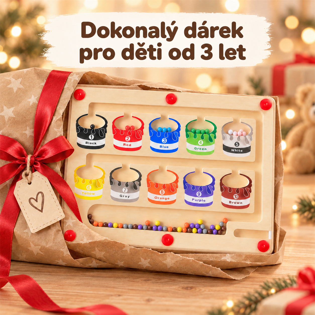 SortBoard, didaktička igračka za organiziranje te učenje boja - Image 6